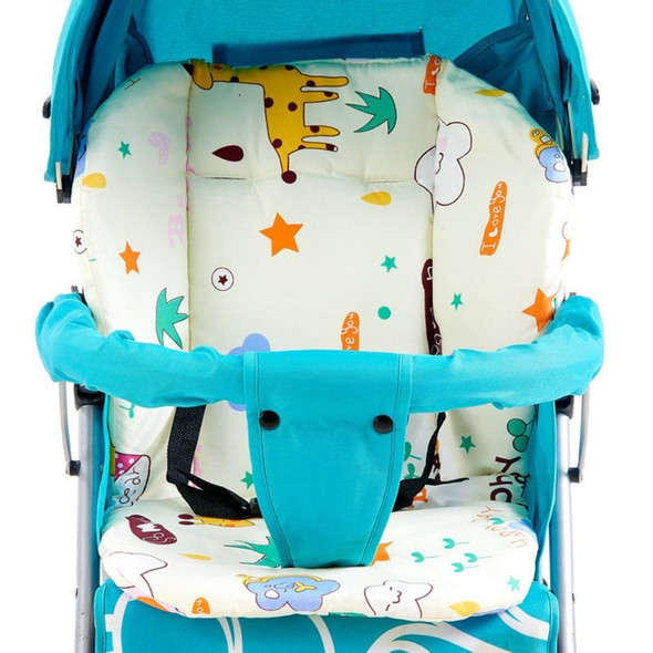 Baby Stroller Support Warm Cotton Cushion Harness High Chair Baby Car Seat Pad Pushchair Mattress Padding(Giraffe)