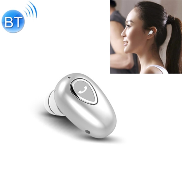 YX01 Sweatproof Bluetooth 4.1 Wireless Bluetooth Earphone, Support Memory Connection & HD Call (Silver)