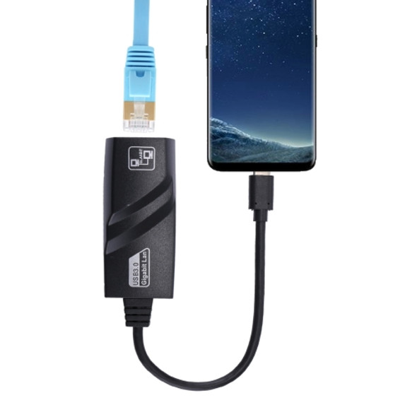 15cm USB-C / Type-C to RJ45 Gigabit Ethernet Network Adapter