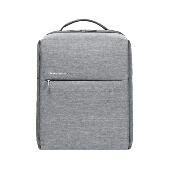 Original Xiaomi Waterproof Simple Backpack Laptop Bag for 15.6 inch Laptop(Light Grey)