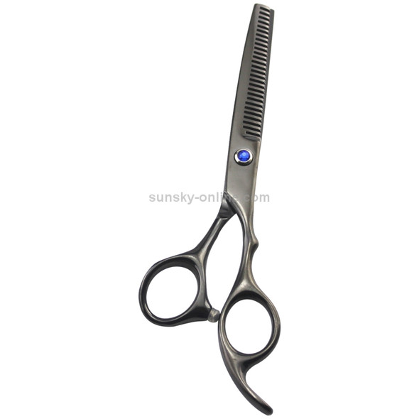 Professional Hair Cutting Scissor Hairdressing Kit Thinning Scissors Barber(Black Thinning?SXLC-602T))