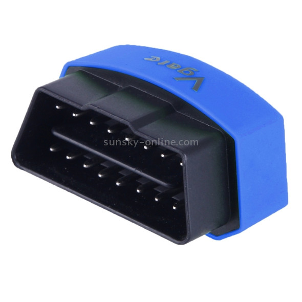 Vgate iCar3 Super Mini OBDII Bluetooth V3.0 Car Scanner Tool, Support Android OS, Support All OBDII Protocols(Blue)