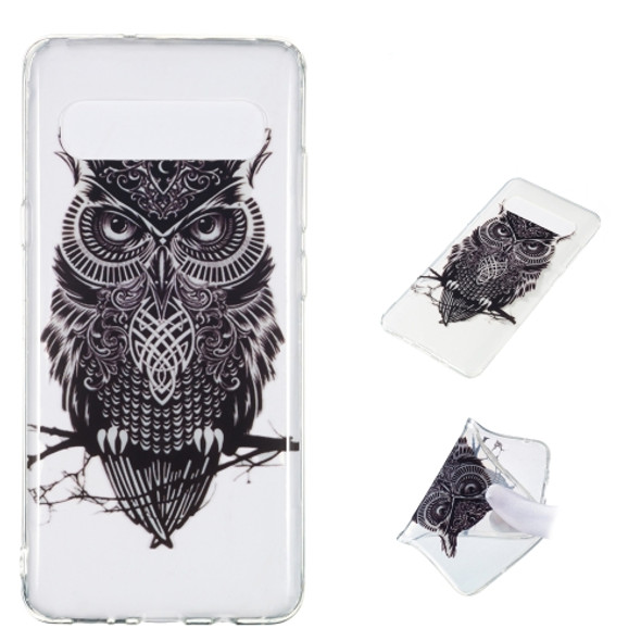 Owl Pattern Highly Transparent TPU Protective Case for Galaxy S10 5G