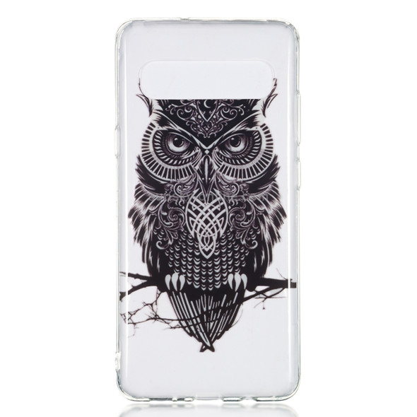 Owl Pattern Highly Transparent TPU Protective Case for Galaxy S10 5G