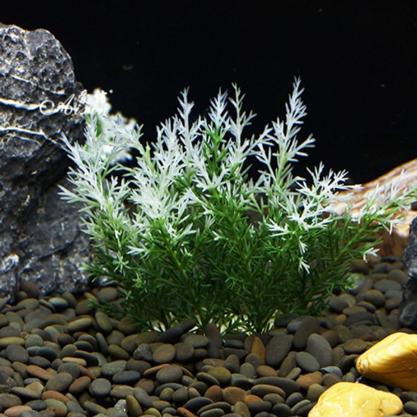 Artificial Tree Plant Grass Figurines Miniatures Aquarium Fish Tank Landscape, Size: 11.0 x 11.0cm