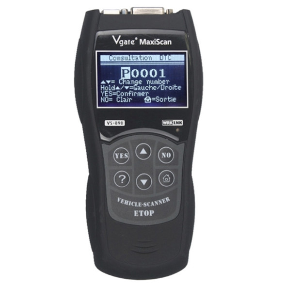 Vgate VS890 Professional Diagnostic Code Scanner Tool, Supported Multi Languages