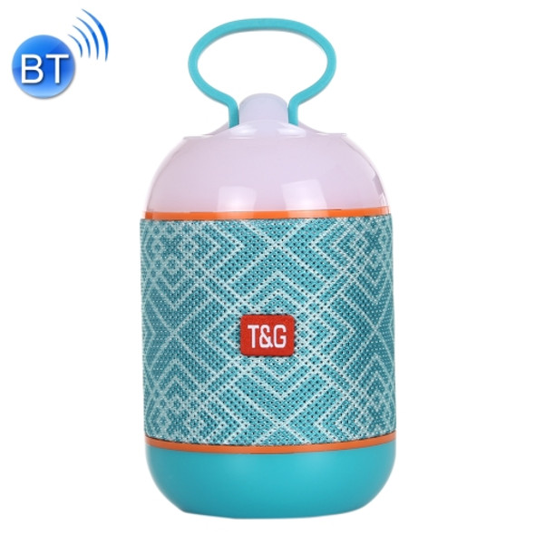 T&G TG605 Portable Stereo Wireless Bluetooth V5.0 Speaker, Built-in Mic, Support Hands-free Calls & TF Card & U Disk & AUX Audio & FM(Blue)