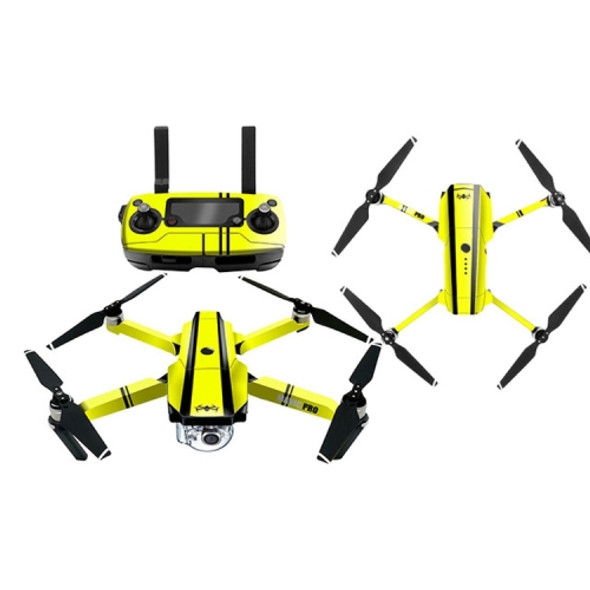 Waterproof All-surround Adhesive Sticker for DJI Mavic Pro(Yellow Green)