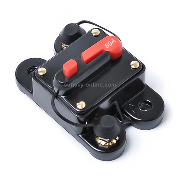 70A DC 12-24V Car Audio Stereo Circuit Breaker Automatic Reset Fuse Holder