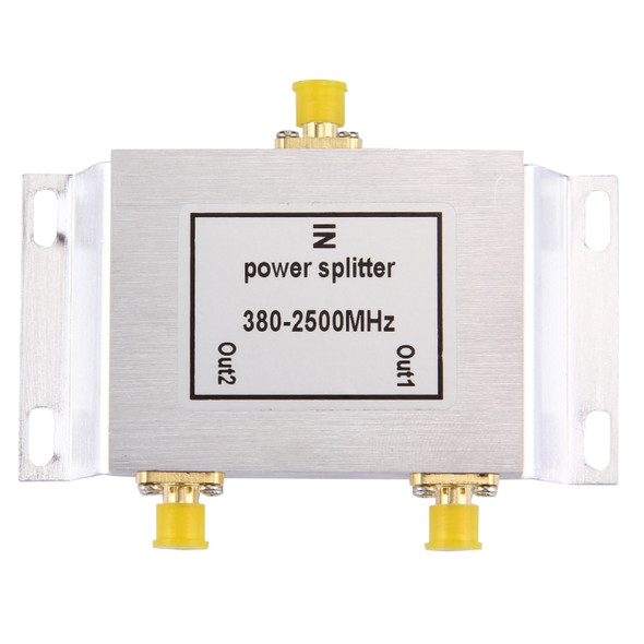 380-2500MHz SMA Female Adapter 2-Way Power Splitter