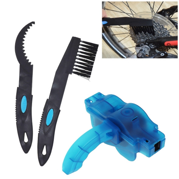 Cycling Bike Bicycle Chain Wheel Wash Cleaner Tool Cleaning Brushes Scrubber Set Clean Repair tools