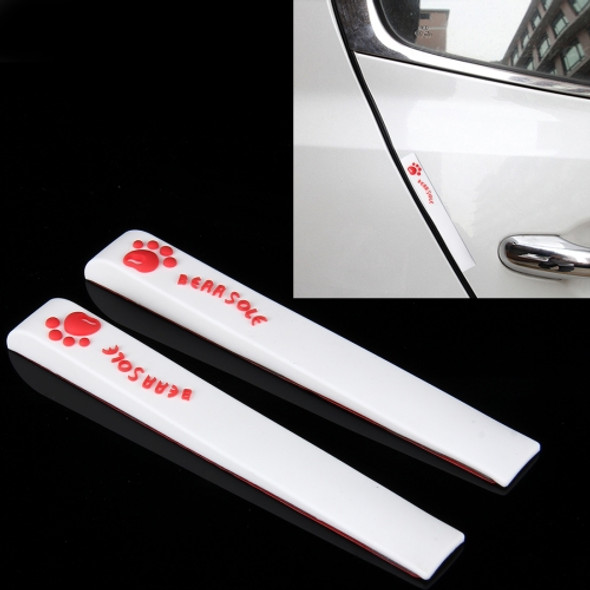 2 PCS PVC Car Auto Protection Anti-scratch Door Guard Decorative Sticker