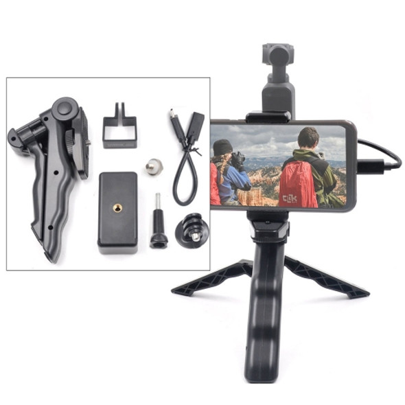 STARTRC ABS Handheld Mobile Phone Fixed Tripod Set with Type-C Data Cable for DJI OSMO Pocket