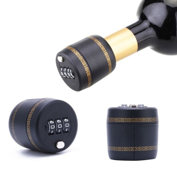 Red Wine Bottle Code Lock Bottle Cap Lock