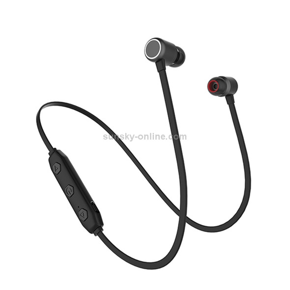 XRM-X4 Sports IPX4 Waterproof Magnetic Earbuds Wireless Bluetooth V4.2 Stereo Headset with Mic, For iPhone, Samsung, Huawei, Xiaomi, HTC and Other Smartphones(Black)