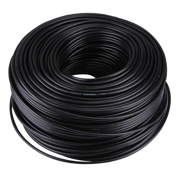 RF Coaxial Cable (75-5), Length: 180m(Black)