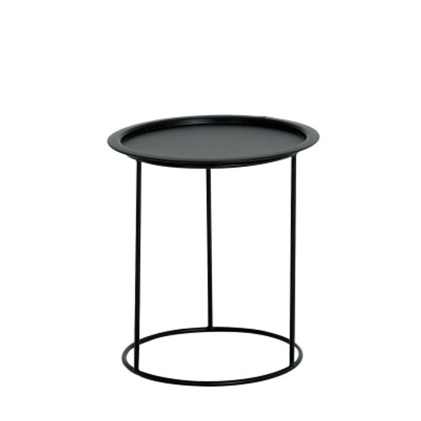 Nordic Wrought Iron Small Coffee Table Fashion Simple Living Room  Circular Shape Table(42x42x44.5cm)