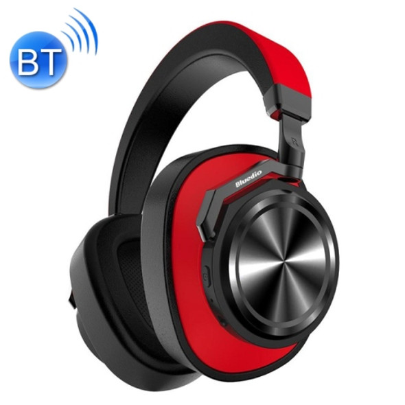 Bluedio T6 Bluetooth Version 5.0 Headset Bluetooth Headset(Red)