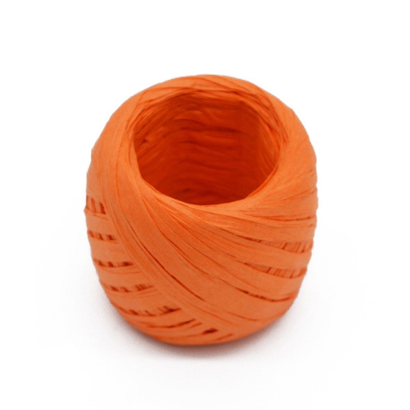 3 PCS 20M Paper Rope Raffia Ribbon Natural Lace Rope Gift Box Wrapping DIY Decoration(Champagne powder)