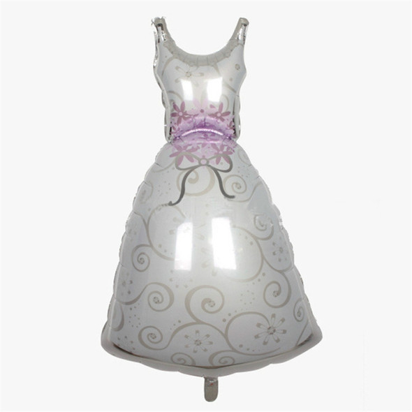 5 PCS Wedding Room Decoration Balloon Valentine Wedding Dress Aluminum Balloon, Size:Medium Wedding Dresses