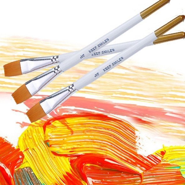 6 PCS Artists Oil Painting Brush Set Nylon Hair Wood Handle Acrylic Watercolor Pointed Tip Drawing Pen