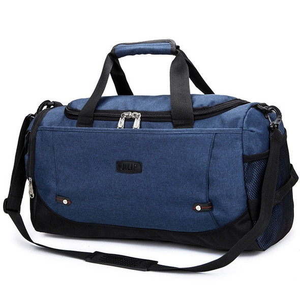 2 PCS Travel Bag Large Capacity Men Hand Luggage Travel Bags Nylon Bags Women Multifunctional Travel Bags(Denim Blue)