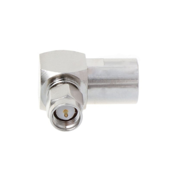 Both SMA Male to FME RF Plug Right Angle Connector Folded Adapter for Coaxial Cable