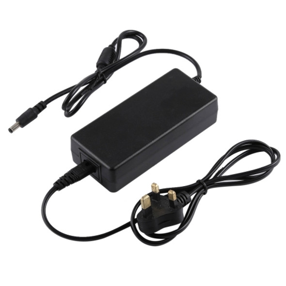 UK Plug 12V 5A 60W AC Power Supply Unit with 5.5mm DC Plug for LCD Monitors Cord, Output Tips: 5.5x2.5mm(Black)