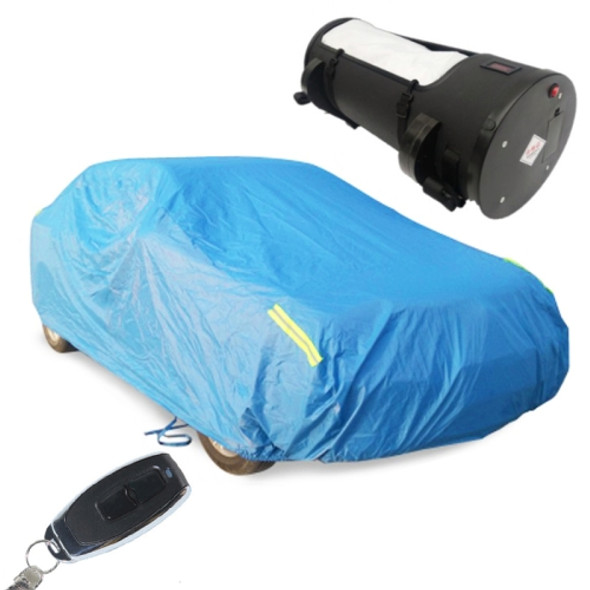 Sunscreen Insulated Rainproof Intelligent Automatic Remote Control Car Cover (Sky Blue)