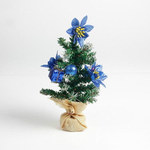 2 PCS Christmas Delicate Mini Christmas Tree(Blue)