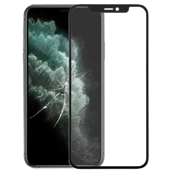 Front Screen Outer Glass Lens for iPhone 11 Pro(Black)
