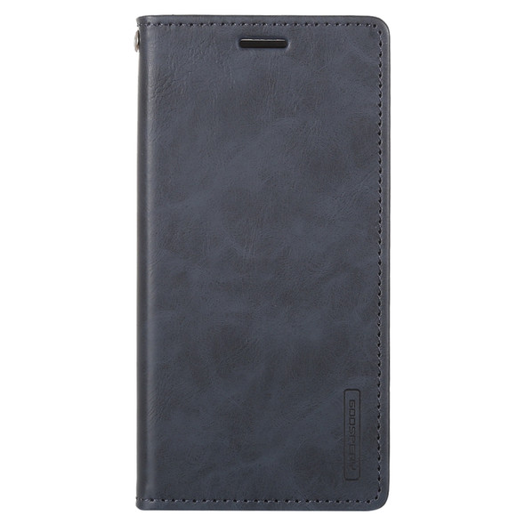 GOOSPERY BLUE MOON FLIP Series Crazy Horse Texture Horizontal Flip Leather Case for Galaxy S10e, with Holder & Card Slots & Wallet(Navy Blue)