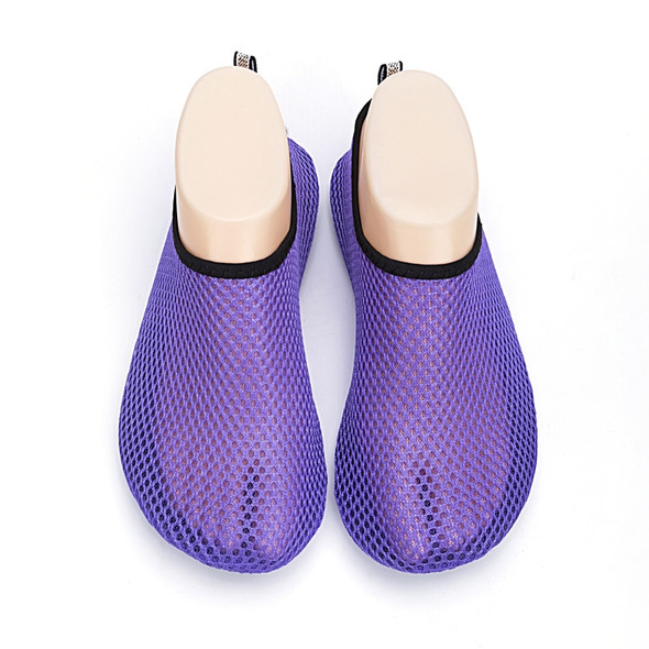 Mesh Cloth Soft Bottom Non-slip Diving Socks Beach Socks Adult Snorkeling Shoes, Size: 38-39