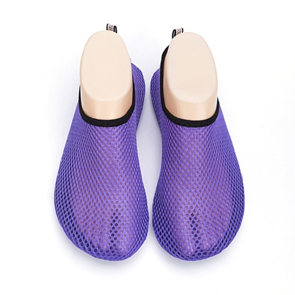 Mesh Cloth Soft Bottom Non-slip Diving Socks Beach Socks Adult Snorkeling Shoes, Size: 38-39
