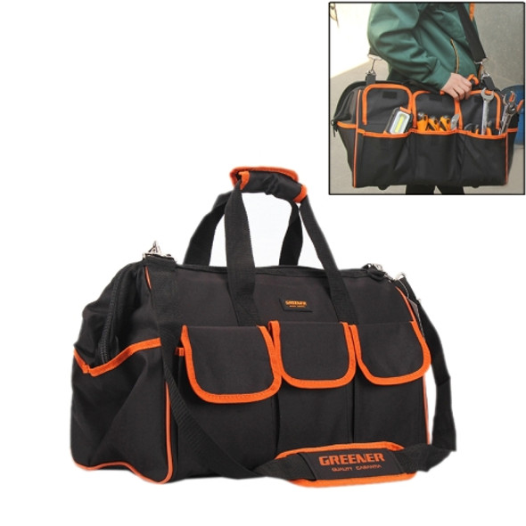 Multi-function Oxford Cloth Electrician Belt Pouch Maintenance Tools Handbag Shoulder Bag Convenient Tool Bag, Size : 19 inch