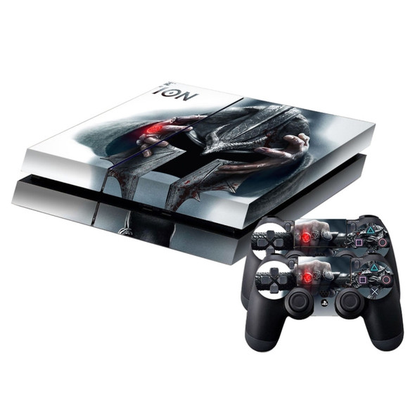 Rings Pattern Protective Skin Sticker Cover Skin Sticker for PS4 Game Console