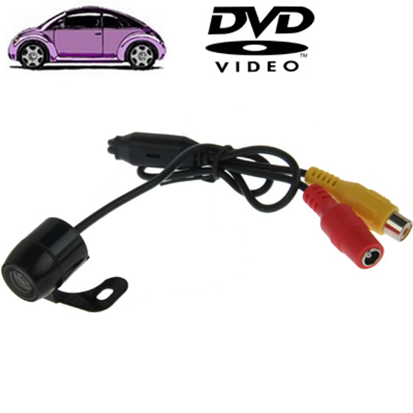 Waterproof Wired Butterfly DVD Rear View Camera, Support Installed in Car DVD Navigator or Car Monitor, Wide Viewing Angle: 170 degree (YX003)(Black)