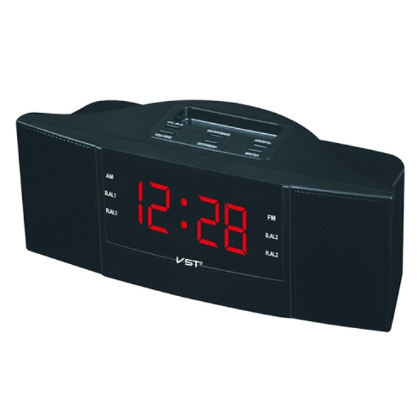 Clock Controlled Radio LED Clock AM / FM Digital Gift (Red)