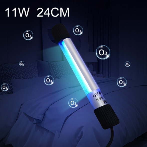 11W 24cm Length Ozone UV Strong Light Disinfection Portable Anti-virus Sterilization Lamp Bar Strip, CN Plug