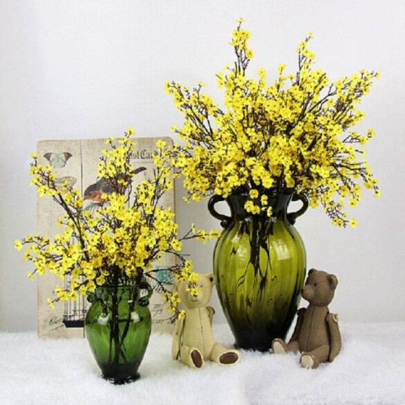 5 PCS Simulation Starry Single Flower Home Decoration Bride Holding Flowers(Yellow)