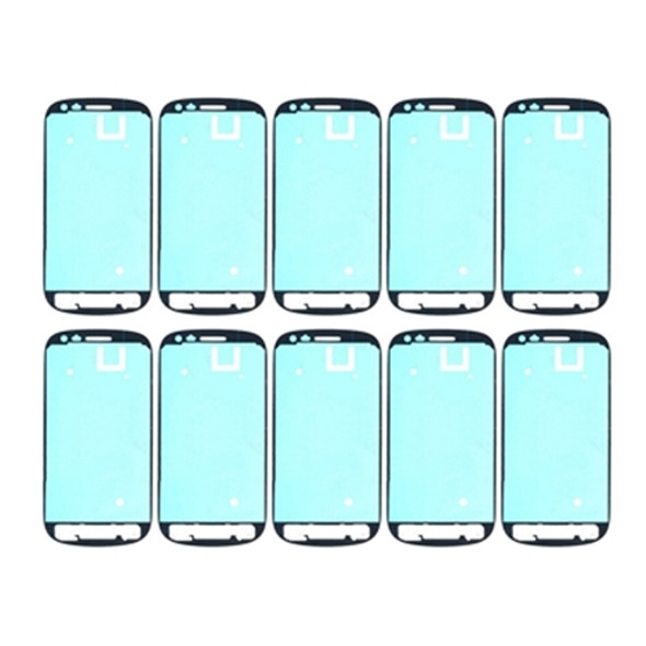 10 PCS Front Housing Panel Adhesive Sticker  for Galaxy SIII mini / i8190