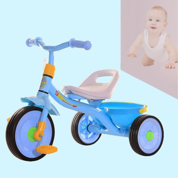 Children Three Wheel Balance Bike Scooter Portable Bike No Foot Pedal Bicycle Baby Walker Car(Blue)