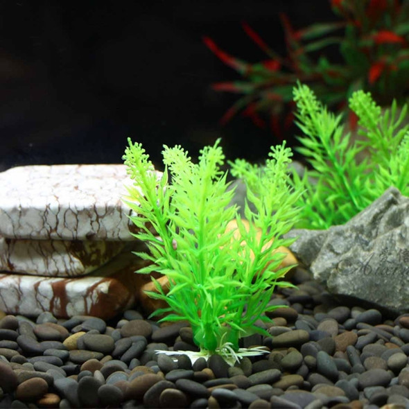 Artificial Tree Plant Grass Figurines Miniatures Aquarium Fish Tank Landscape, Size: 10.0 x 5.0cm