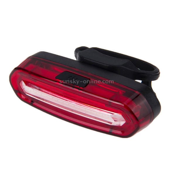 AQY-096 IPX4 Detachable USB Rechargeable Dual Color LED Bike Taillight (Blue & Red)
