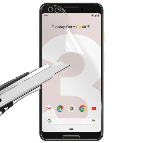 Full Screen TPU HD Screen Protector for Google Pixel 3