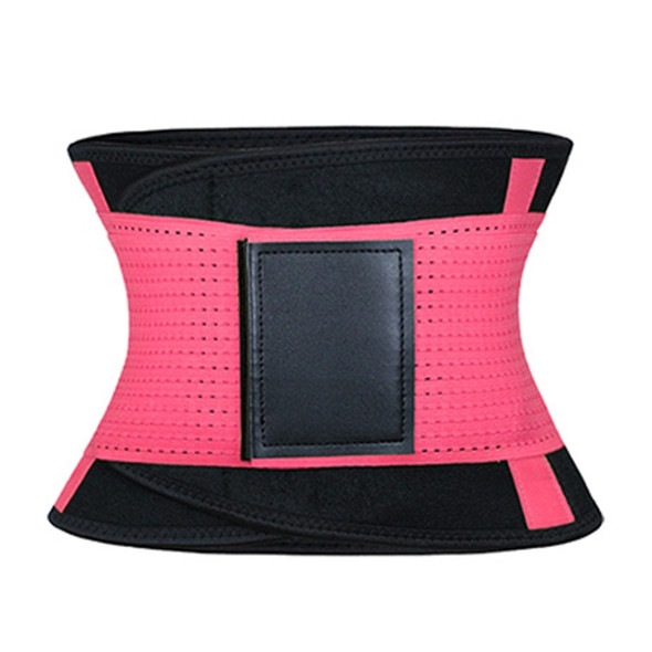 Women Abdomen Adjustable Belt Body Sculpting Corset with Fat Burning Slimming, Size:L(Red)