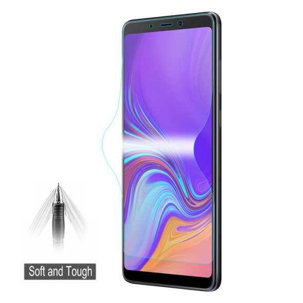 ENKAY Hat-Prince 0.1mm 3D Full Screen Protector Explosion-proof Hydrogel Film for Samsung Galaxy A9 (2018), TPU+TPE+PET Material