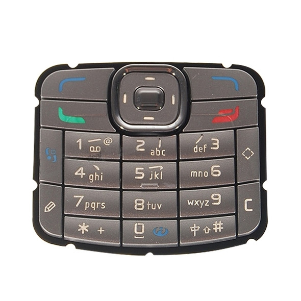 Mobile Phone Keypads Housing  with Menu Buttons / Press Keys for Nokia N70(Silver)