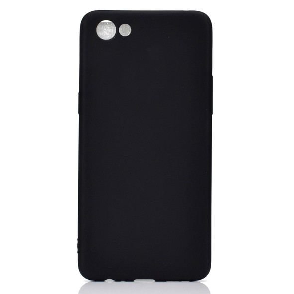 For OPPO A83 Candy Color TPU Case(Black)