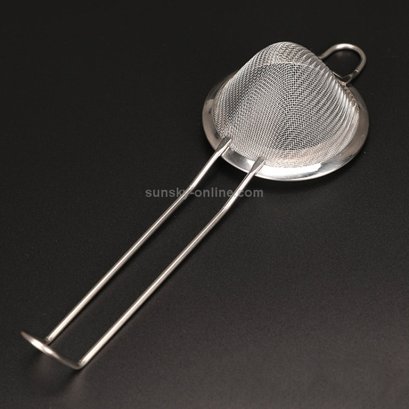 2 PCS Stainless Steel Filter Sieve Soy Milk Juice Filter Spoon Kitchen Utensils Mirror Light